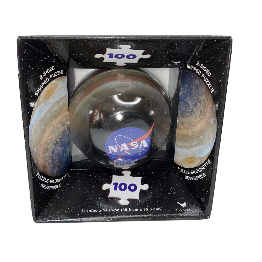 100-Piece NASA Double-Sided Jigsaw Puzzle-Silhouette Reversible Spin Master